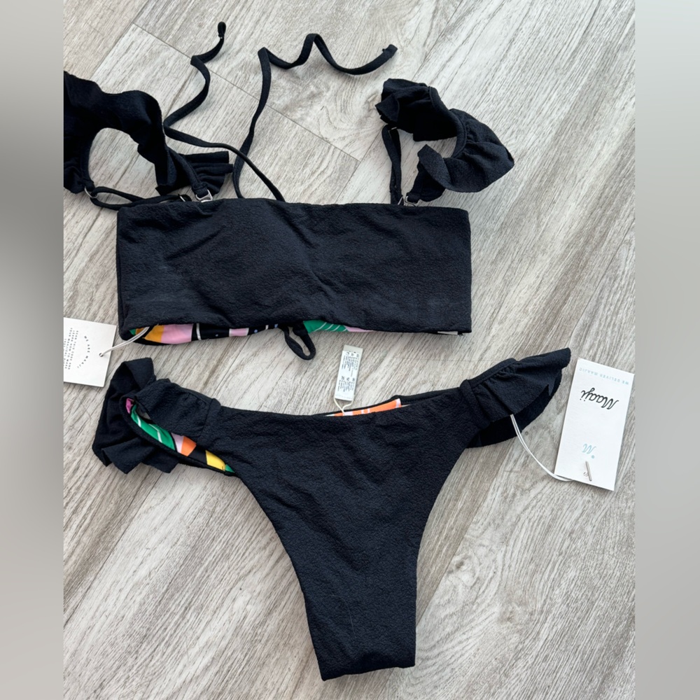 Maaji reverisble ruffle bikini